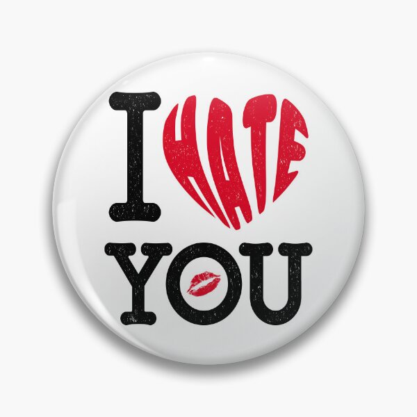 Item preview, I Hate you i Love You Mixed Emotions gift Streetwear designed and sold by ramwebroom.