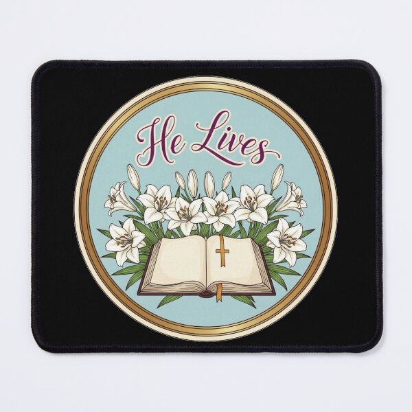Item preview,  He Lives Easter Christian Sticker designed and sold by Illustrated Faith.