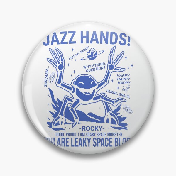 Item preview, Rocky Jazz Hands! Sci-Fi Book Fan Art designed and sold by Arcaucil.