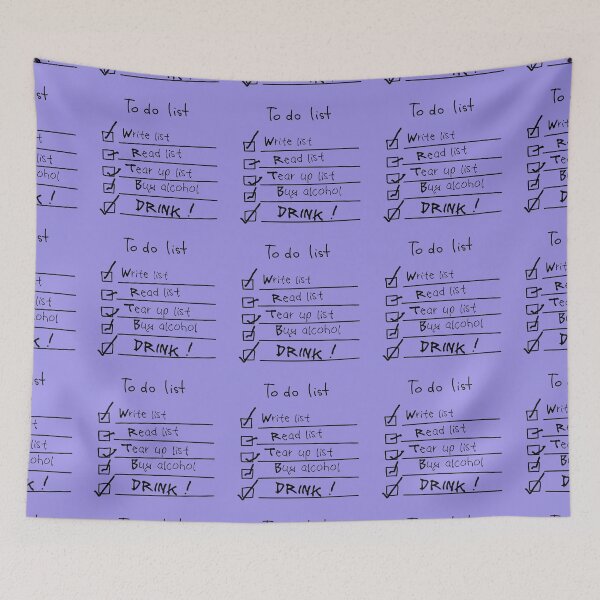 Item preview, To Do List Buy Alcohol designed and sold by KALEIDOSCOPE UK.