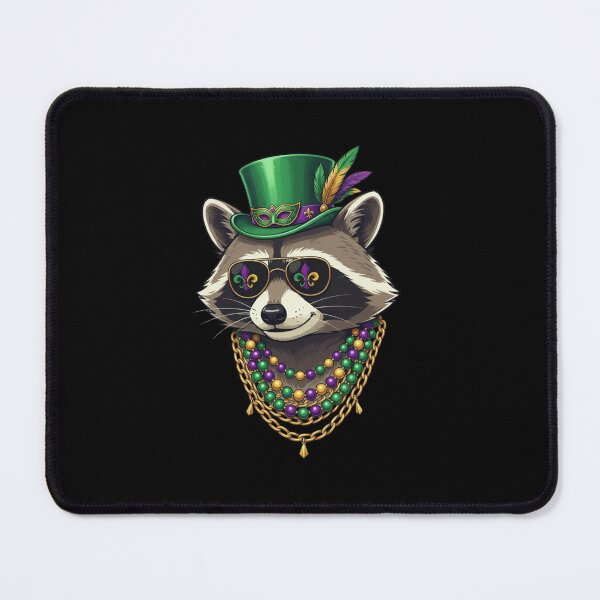 Item preview, Mardi Gras Raccoon King Bourbon Street designed and sold by CORJIDOG-ART.