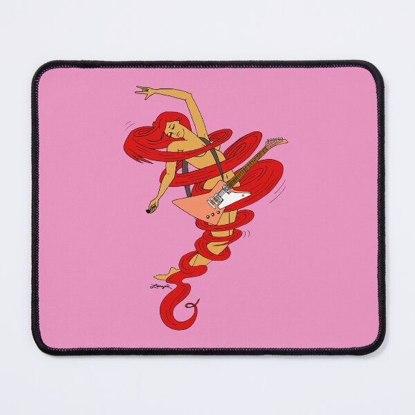 Item preview, Guitar Girl Pin-Up designed and sold by Charlene Lanzel.