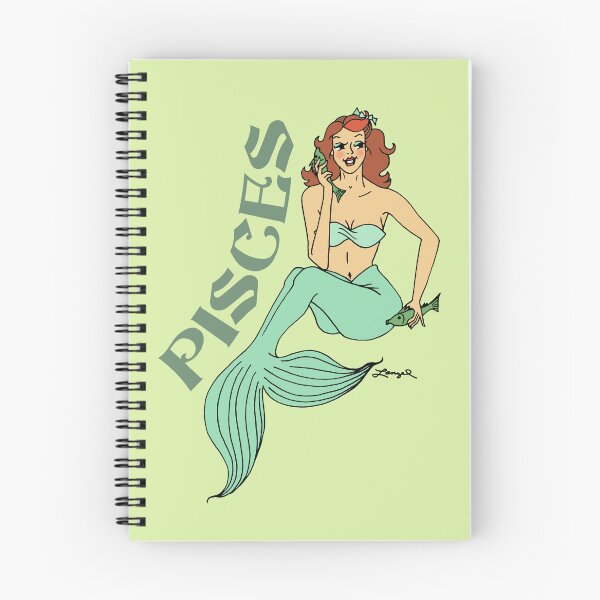 Item preview, PISCES Horoscope Pin-Up designed and sold by Charlene Lanzel.