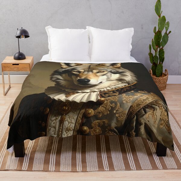 Item preview, Regal Renaissance Wolf Noble Royal Portrait designed and sold by Rutvain.
