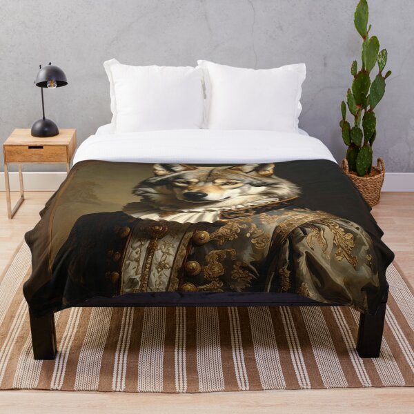 Item preview, Regal Renaissance Wolf Noble Royal Portrait designed and sold by Rutvain.