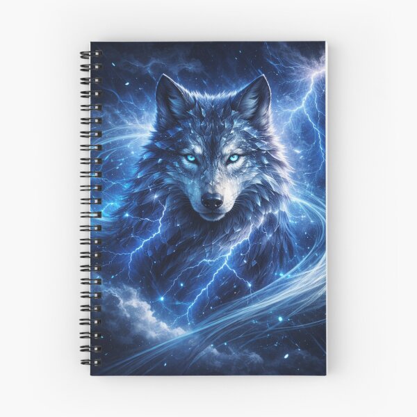 Item preview, Wolf Storm Caller Lightning Art designed and sold by GeoWild Designs.
