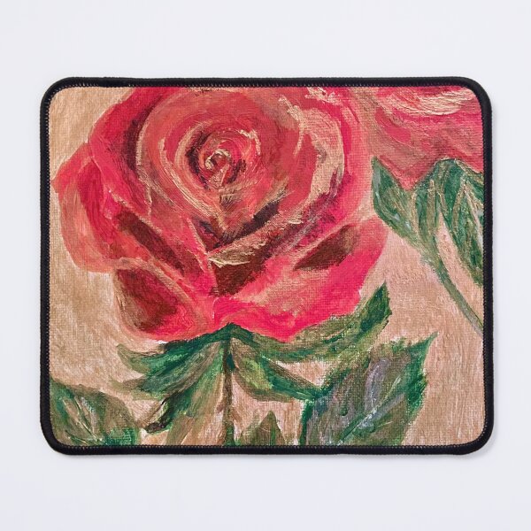 Item preview, Vibrant Red Roses Gold Background designed and sold by MELODY1965.