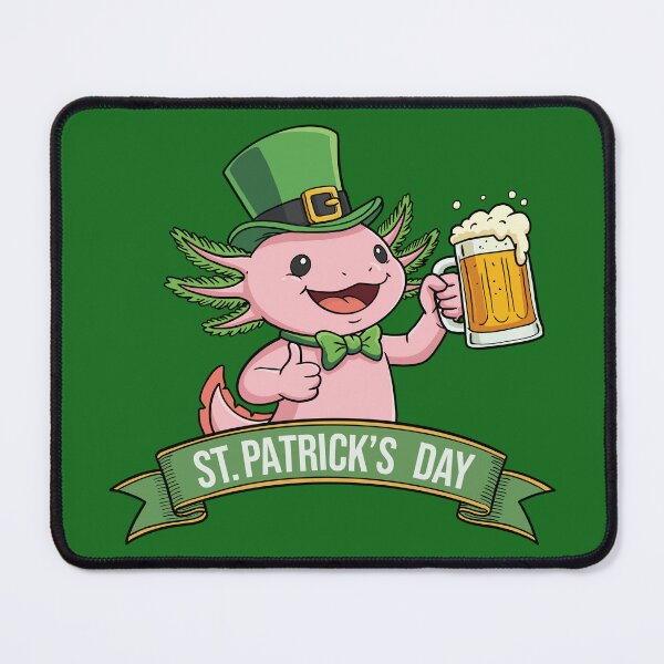 Item preview, Lucky Axolotl Cheers – Cute St. Patrick’s Day Beer Buddy designed and sold by CARPIO Creations.