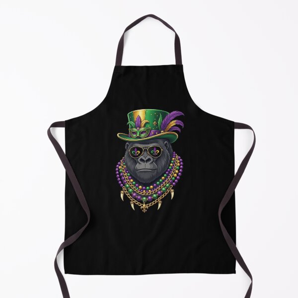 Item preview, Mardi Gras Gorilla King Party Animal designed and sold by CORJIDOG-ART.