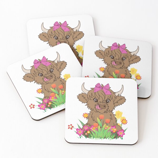 Item preview, Spring Time Baby Cow designed and sold by 4viella.