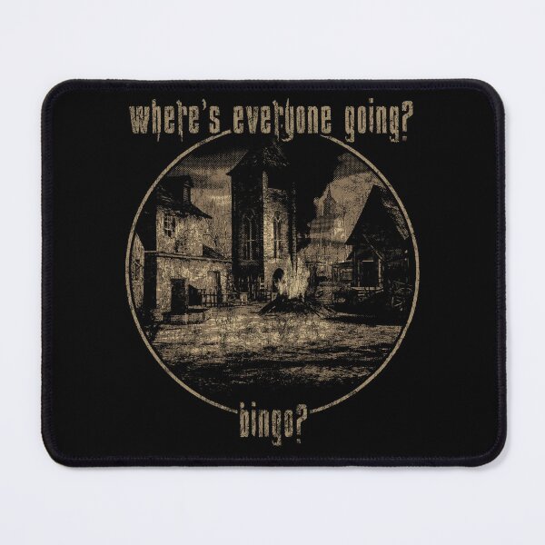 Item preview, Leon Kennedy Where's Everyone Going? Bingo? Distressed designed and sold by Power Up Prints.