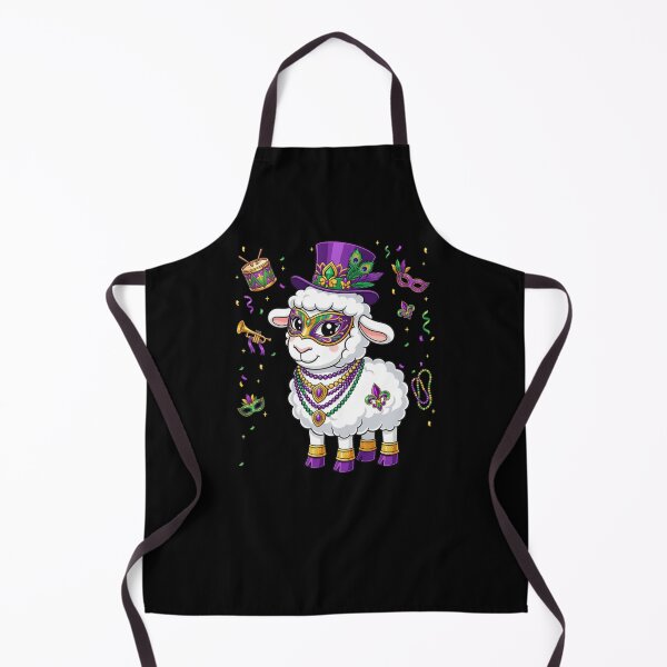 Item preview, Mardi Gras Sheep Louisiana Party Animal designed and sold by CORJIDOG-ART.