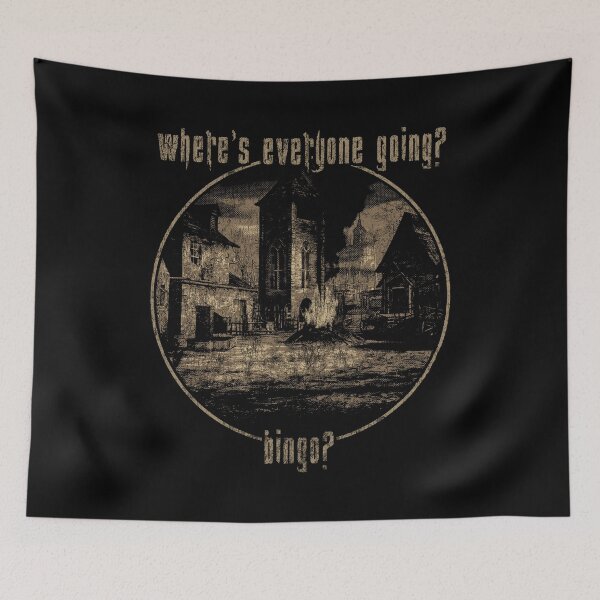 Item preview, Leon Kennedy Where's Everyone Going? Bingo? Distressed designed and sold by Power Up Prints.