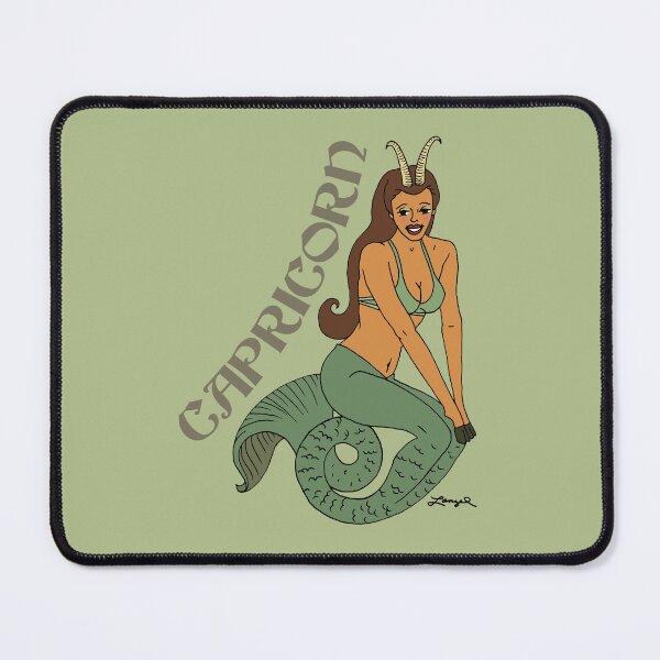Item preview, CAPRICORN Horoscope Pin-Up designed and sold by Charlene Lanzel.