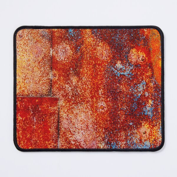 Item preview, Vibrant Rust & Oxidized Blue Abstract designed and sold by LRPhotoart.