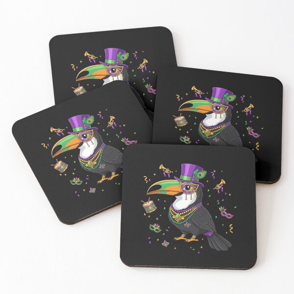 Item preview, Mardi Gras Toucan Party Bird designed and sold by CORJIDOG-ART.