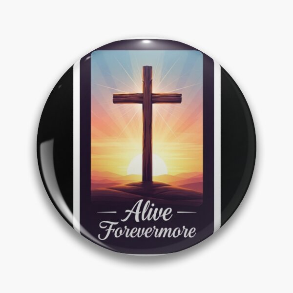 Item preview, Alive Forevermore Easter Faith Sticker designed and sold by Illustrated Faith.