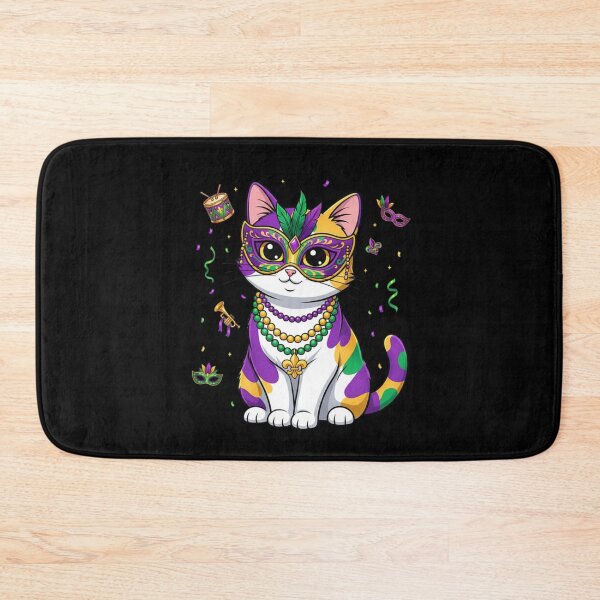 Item preview, Mardi Gras Cat Cajun Feline designed and sold by CORJIDOG-ART.