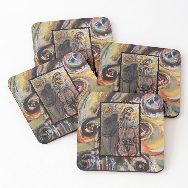 Item preview, Ceremonial Embrace to the Soul of the Cello Artwork by Katt Yanda designed and sold by Artist-Katt-Yanda.