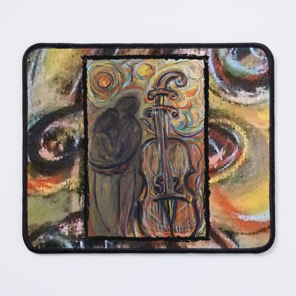 Item preview, Ceremonial Embrace to the Soul of the Cello Artwork by Katt Yanda designed and sold by Artist-Katt-Yanda.