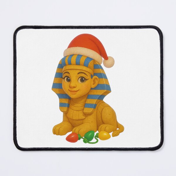 Item preview, Christmas Sphinx Egyptian Statue Girl designed and sold by Sillytoe.