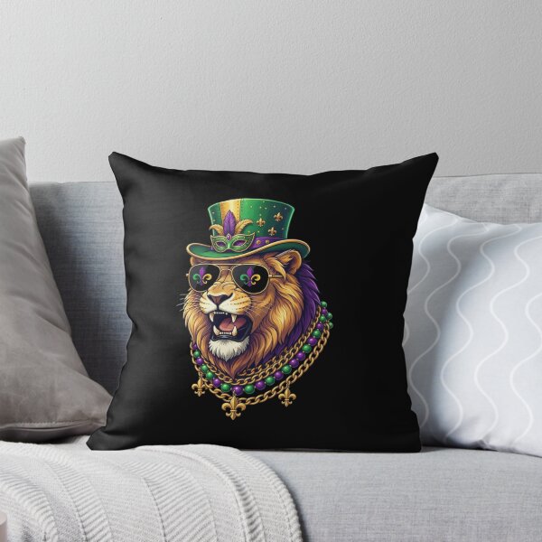 Item preview, Mardi Gras Lion King designed and sold by CORJIDOG-ART.