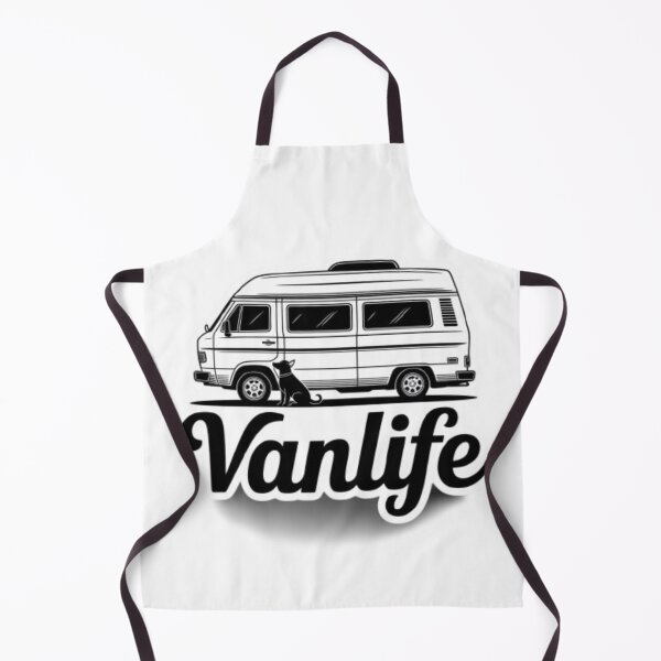 Item preview, Hand-Drawn Vanlife design – Minimalist Black & White Camper Van Illustration designed and sold by HOODYBUDSTYLES.