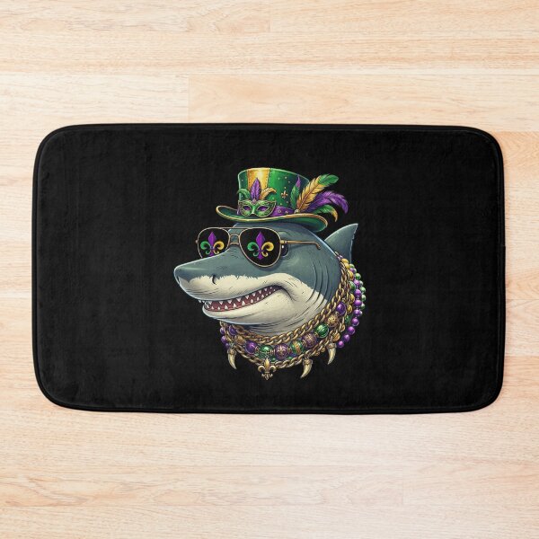 Item preview, Mardi Gras Shark King Mardi Gras Carnival designed and sold by CORJIDOG-ART.