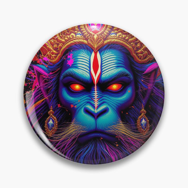 Item preview, Hanuman Unleashed – Cosmic Strength in Color designed and sold by Bite Size Hindu .