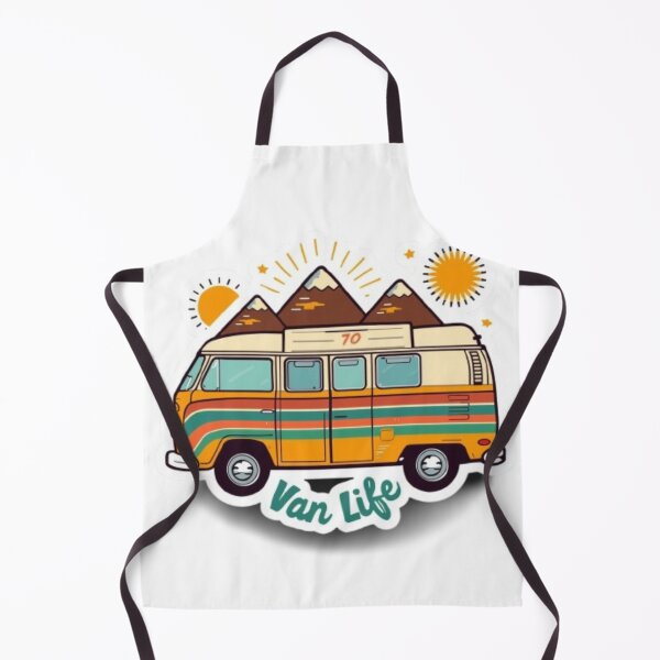 Item preview, Retro 70s Van Life Sticker – Vintage Camper Adventure  designed and sold by HOODYBUDSTYLES.