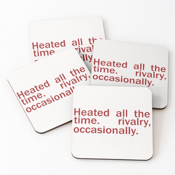 Item preview, Heated all the time rivalry occasionally - funny designed and sold by delllsdesigns.