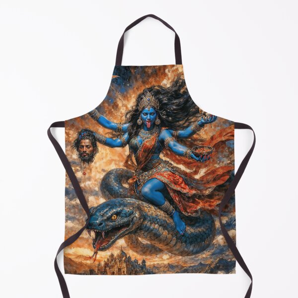 Item preview, Divine Kali Riding Snake designed and sold by AliceWhiteDF.