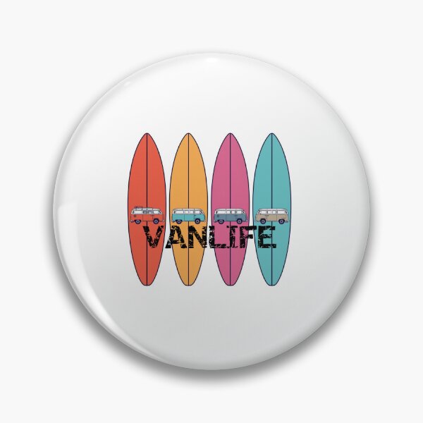 Item preview, Van Life Surfboard Adventure – Campervan Cartoon Design designed and sold by HOODYBUDSTYLES.