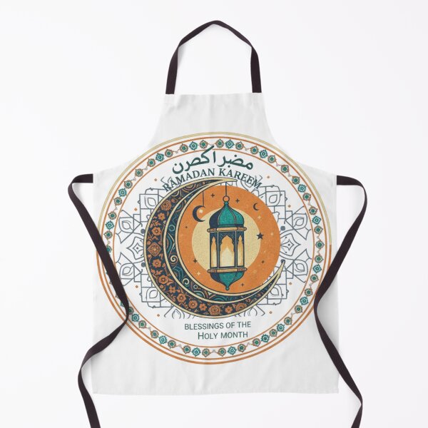 Item preview, Ramadan Kareem Vintage Lantern - Islamic Crescent Moon Blessings Art designed and sold by Wear Sculpt.