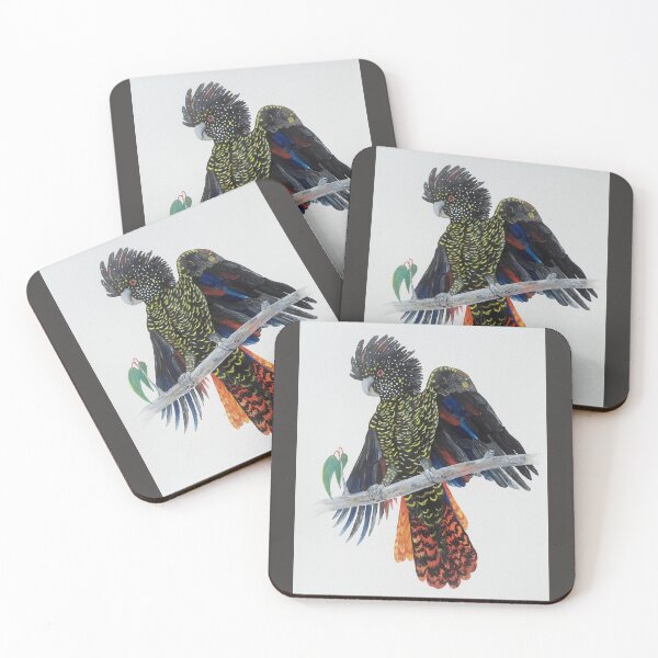 Item preview, Beautiful Australian Black Cockatoo painting designed and sold by Garry Greenwood.