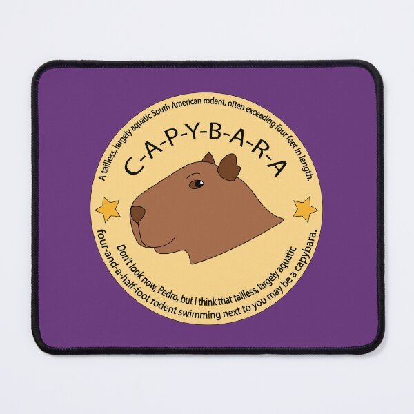 Item preview, C-A-P-Y-B-A-R-A designed and sold by EMGs.