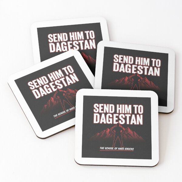 Item preview, Send Him to Dagestan – School of Hard Knocks MMA Wrestling Motivation designed and sold by inaveed.
