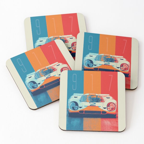 Item preview, 917 Race Car Poster Illustration Front View designed and sold by blackdogshop.