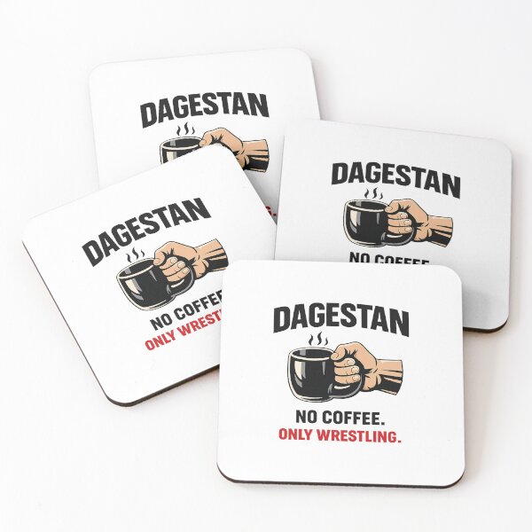 Item preview, Dagestan No Coffee Only Wrestling Funny MMA Wrestling Humor designed and sold by inaveed.