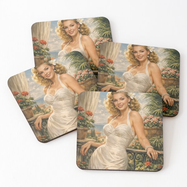 Item preview, Balcony Glamour: Vintage Elegance by the Sea designed and sold by ForeverPrintsOK.