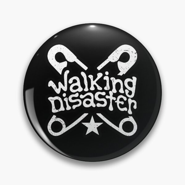 Item preview, Sum 41 Walking Disaster - Pop Punk Safety Pin Design designed and sold by oliverkstoks.