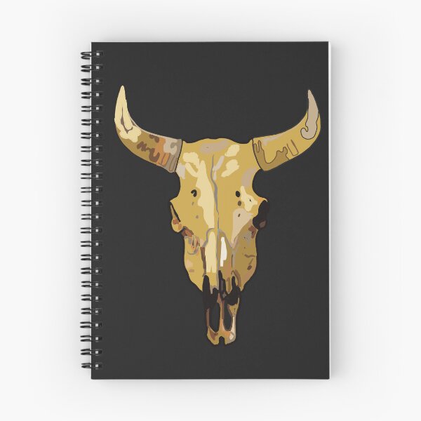 Item preview, Skull Antique Gold – Lucky & Protection Western Symbol designed and sold by Bedoya Illustrations .