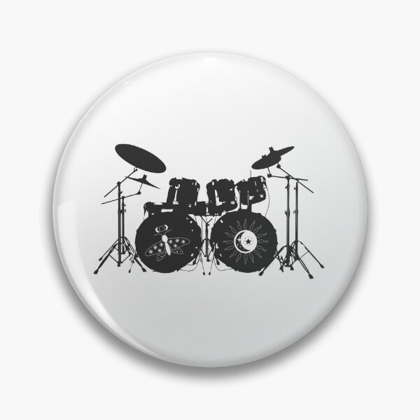 Item preview, Celestial Drum Set Sticker designed and sold by ShadeScapeArt.