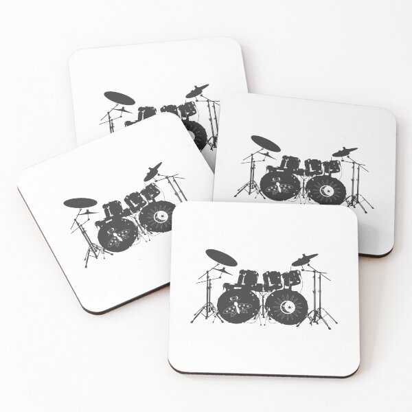 Item preview, Celestial Drum Set Sticker designed and sold by ShadeScapeArt.