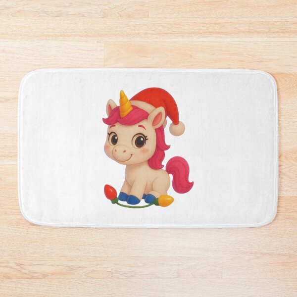 Item preview, Christmas Unicorn Girl designed and sold by Sillytoe.