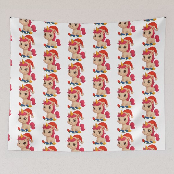 Item preview, Christmas Unicorn Girl designed and sold by Sillytoe.