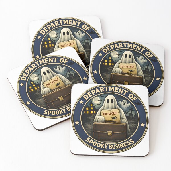 Item preview, Department of Spooky Business – Official Paranormal Office Ghost Emblem designed and sold by SpacedOutRITZ.