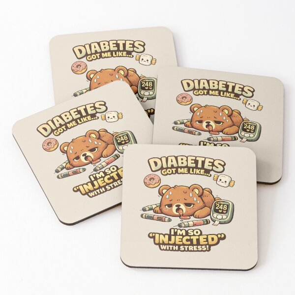 Item preview, Funny Diabetic Design- Diabetes Got Me Like| Cute Diabetes Humor designed and sold by Irysek.