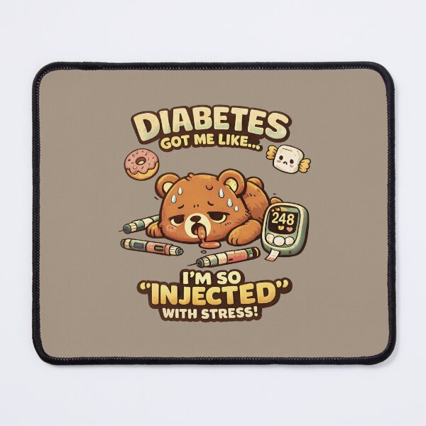 Item preview, Funny Diabetic Design- Diabetes Got Me Like| Cute Diabetes Humor designed and sold by Irysek.