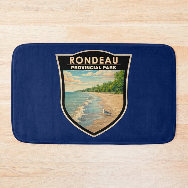 Item preview, Rondeau Provincial Park Canada Illustration Travel Art Badge designed and sold by KrisSidDesigns.